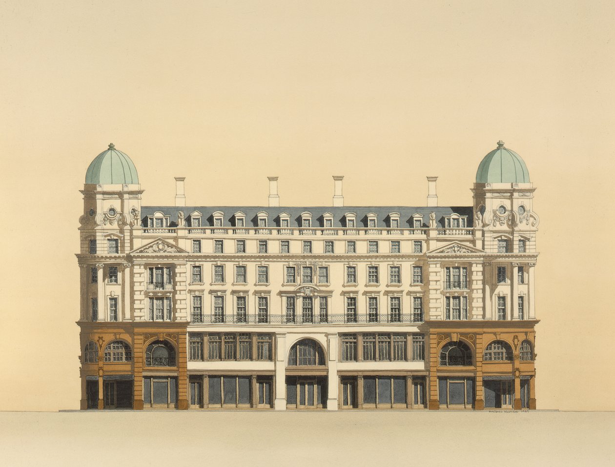 The Linen Hall, Regent Street af Andras Kaldor