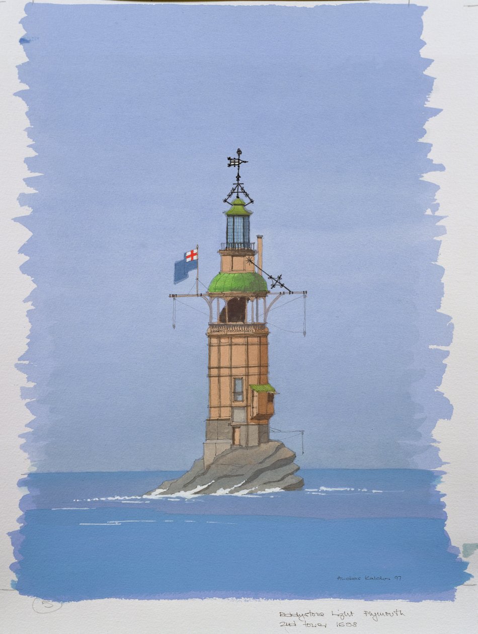 Det andet Eddystone-fyrtårn, Plymouth, Devon af Andras Kaldor