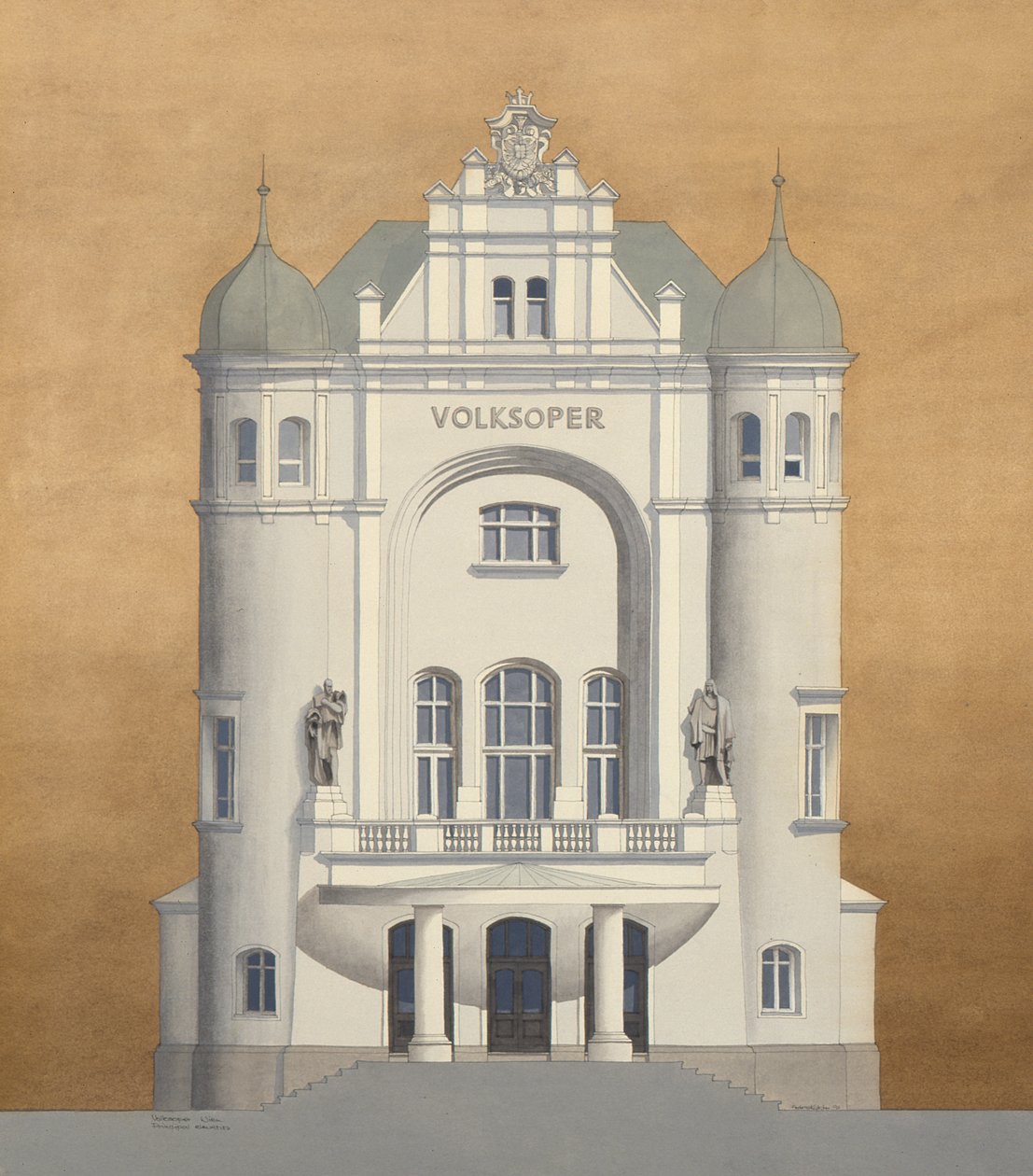 Volksoper, Wien, Østrig af Andras Kaldor