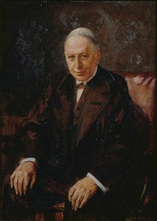 Portræt af Robert Chalmers, 1. baron Chalmers 1858-1938 af Andre Cluysenaar