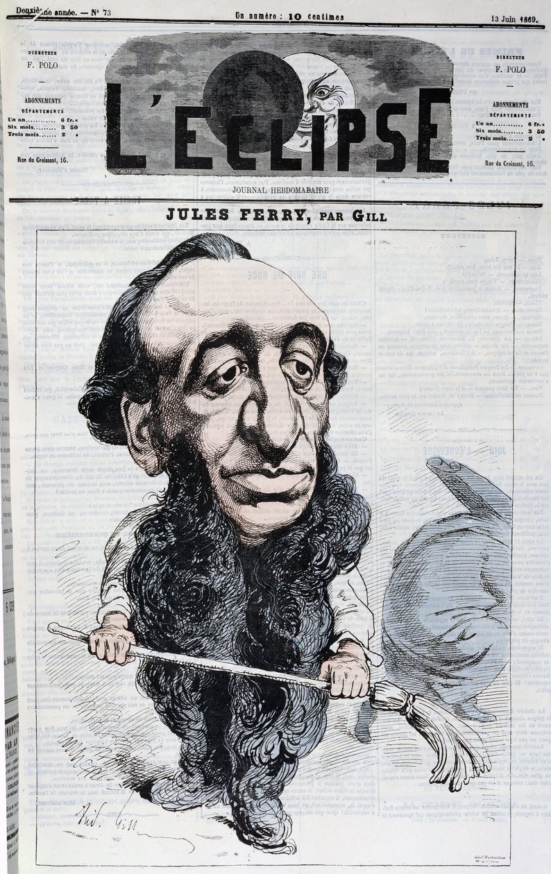 Jules Ferry (1832-93), forsideillustration fra magasinet 