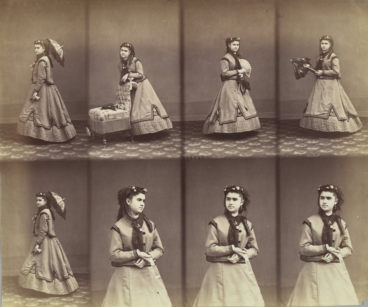 Boudet, 1866. af Andre Adolphe Eugene Disderi