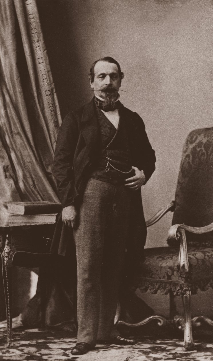 Kejser Napoléon III, c.1860 af Andre Adolphe Eugene Disderi