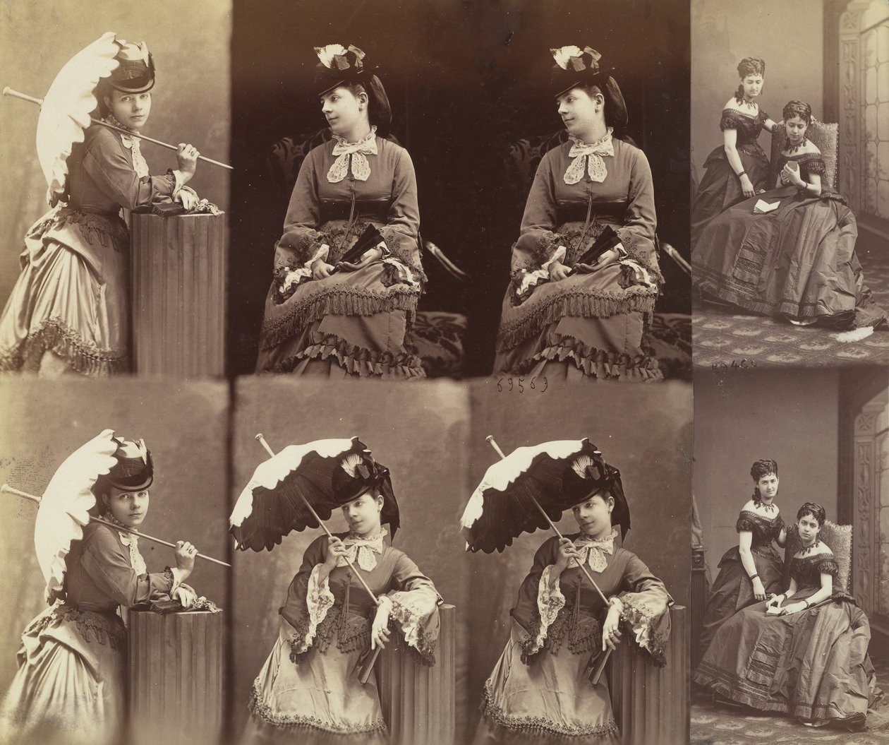 Gabrielle, M. Gutierrez de Estrada, 1867. af Andre Adolphe Eugene Disderi