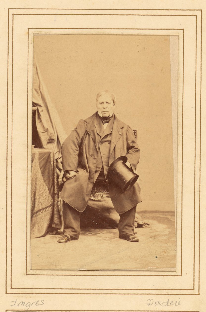 [Jean Auguste Dominique] Ingres (1780 - 1867) af Andre Adolphe Eugene Disderi