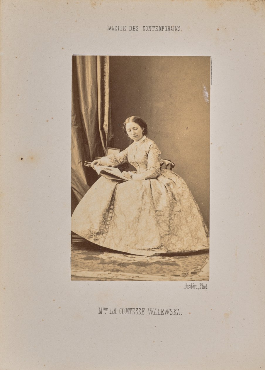 Grevinde Walewska af Andre Adolphe Eugene Disderi