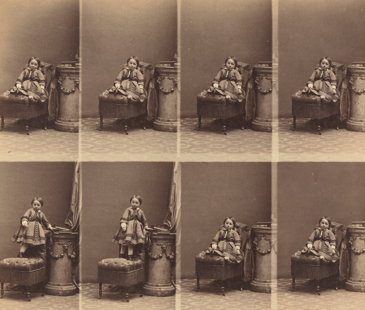 Mademoiselle Trachier, ca. 1860. af Andre Adolphe Eugene Disderi