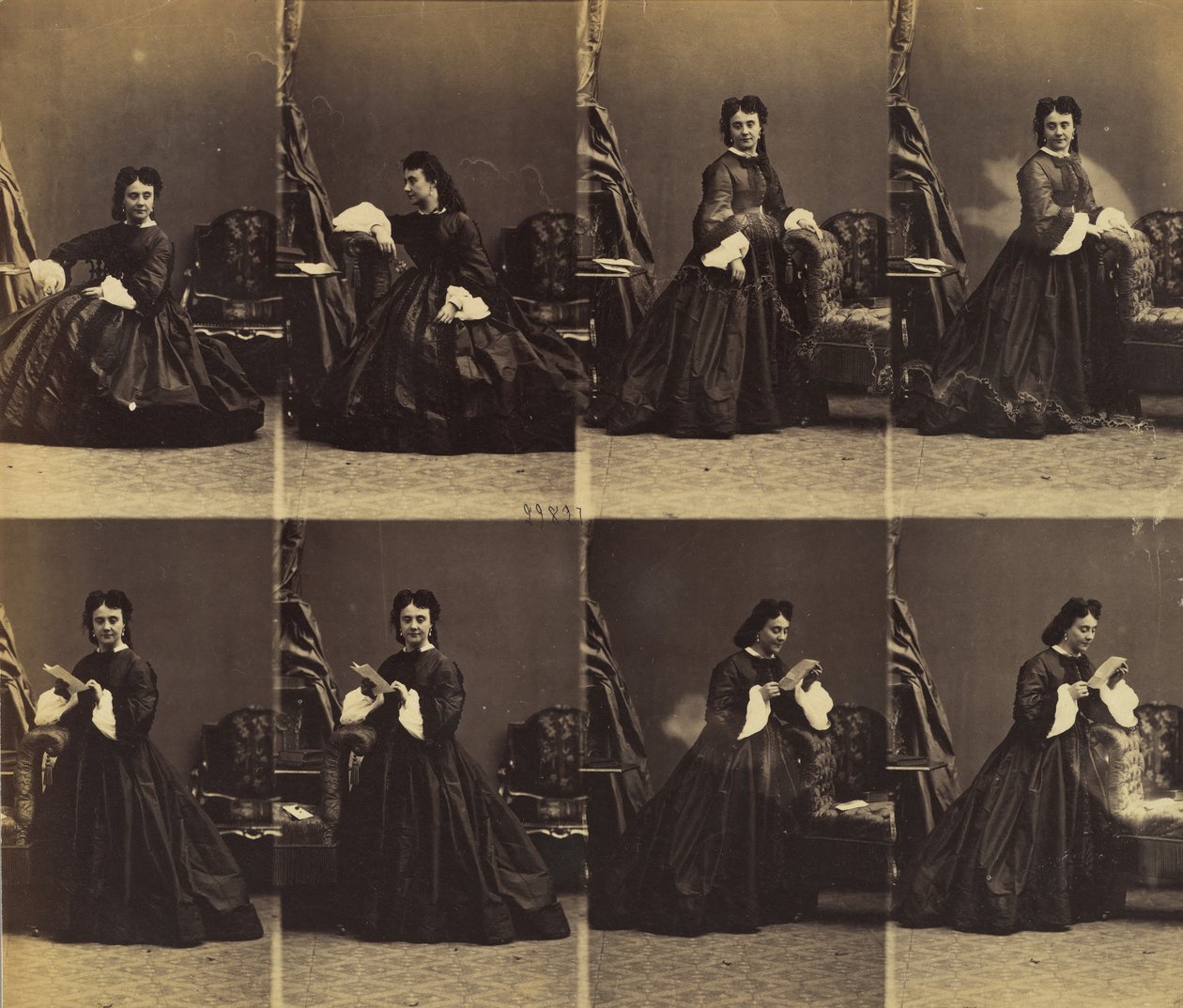 Mangen, 1861. af Andre Adolphe Eugene Disderi