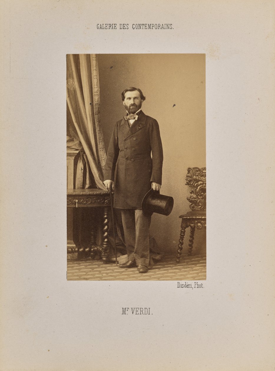Hr. Verdi af Andre Adolphe Eugene Disderi