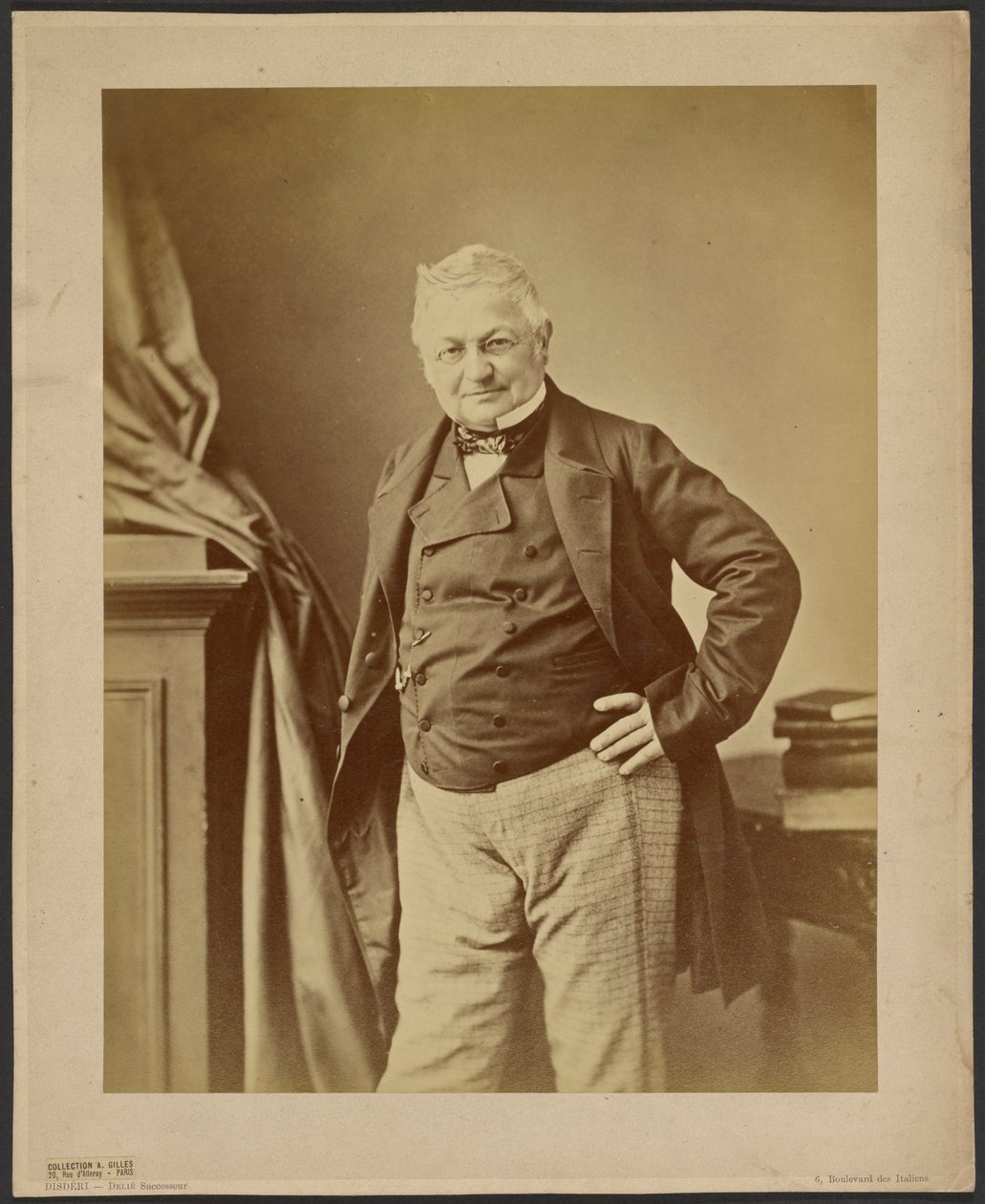 Portræt af Adolphe Thiers 1797-1877, ca 1860. af Andre Adolphe Eugene Disderi