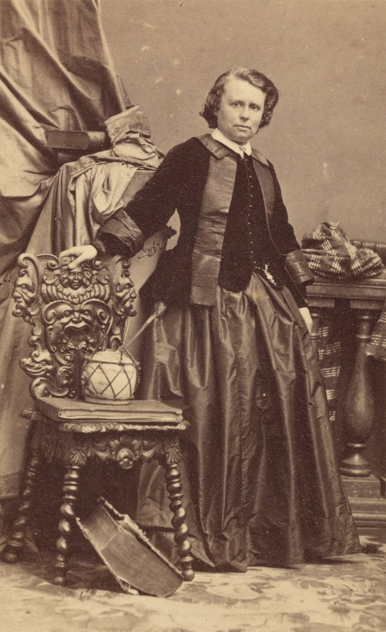 Portræt af Rosa Bonheur 1822-1899, begyndelsen af ​​1860
