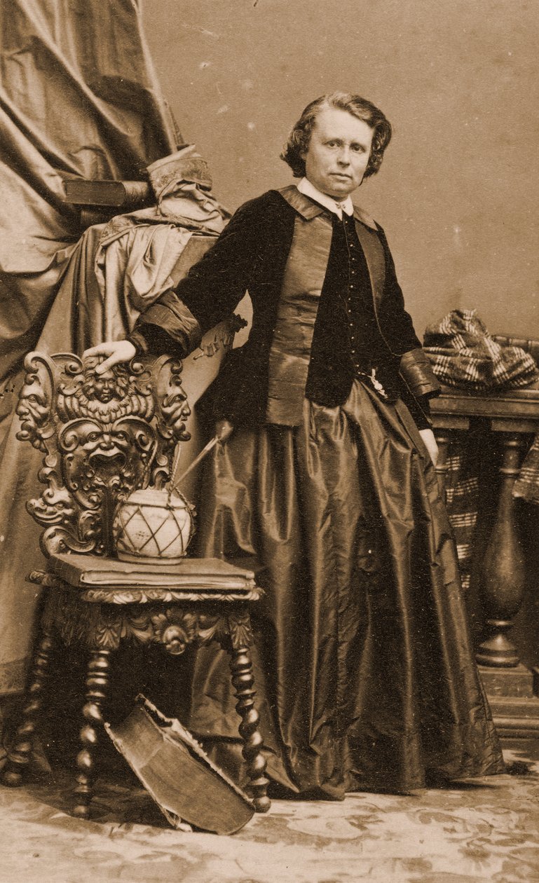 Portræt af Rosa Bonheur, ca. 1861 (foto) af Andre Adolphe Eugene Disderi