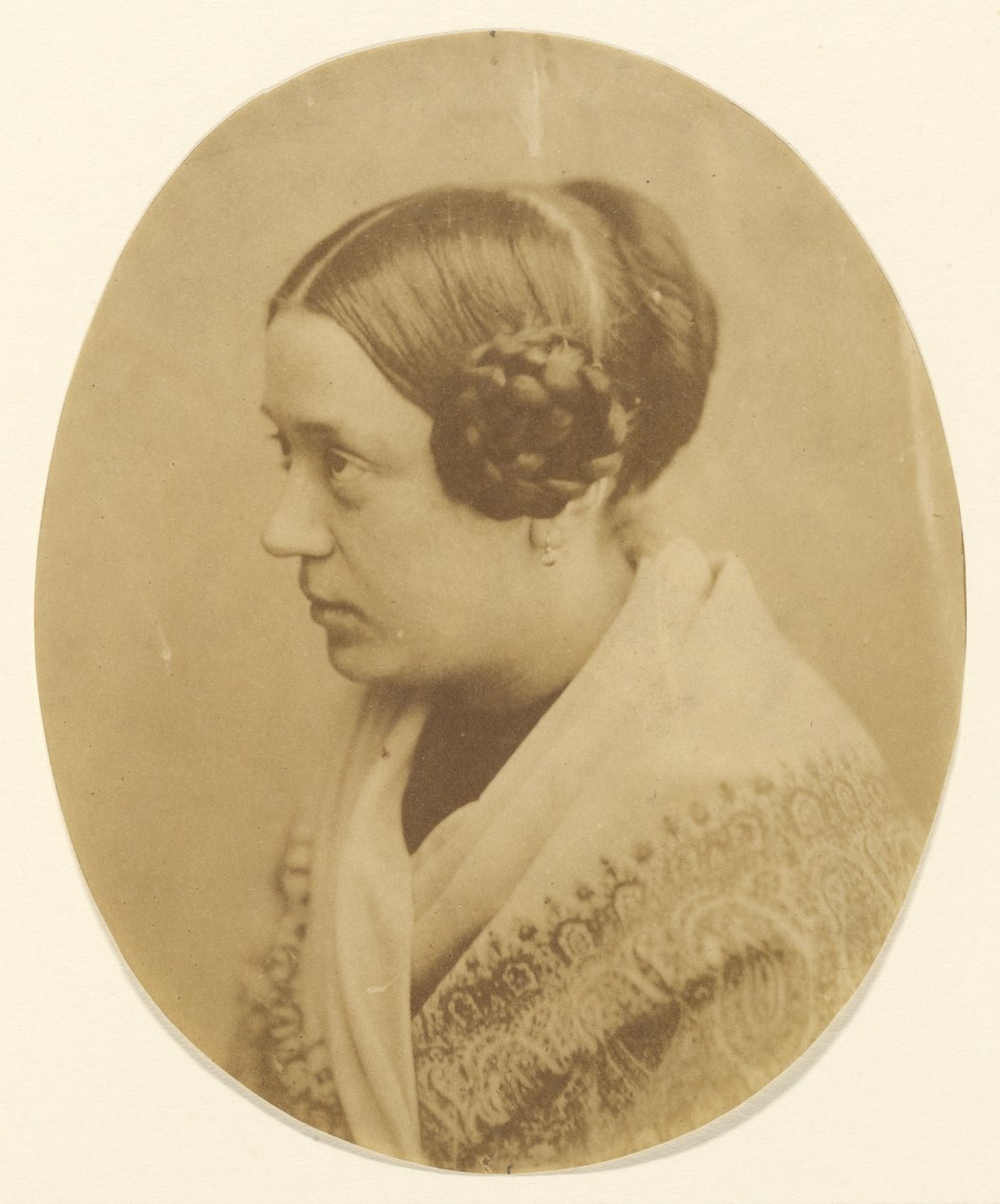 [Profil de Femme (Profil af en kvinde)] af Andre Adolphe Eugene Disderi