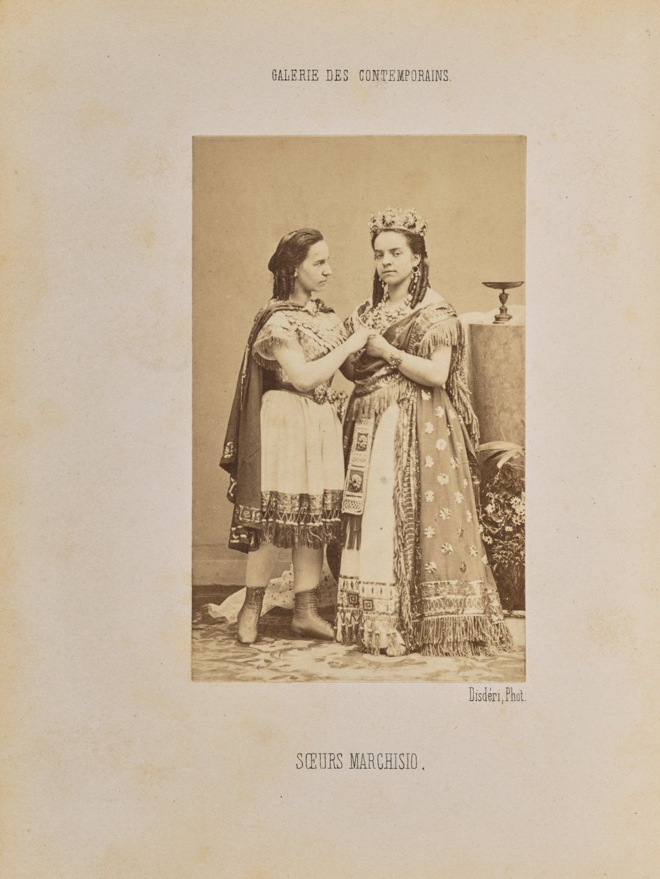 Marchisio-søstre af Andre Adolphe Eugene Disderi