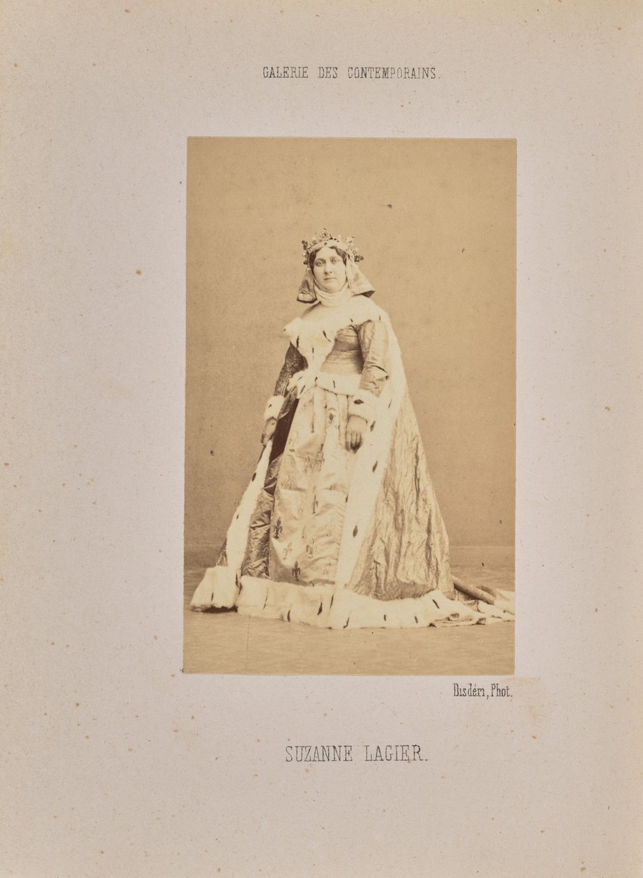 Suzanne Lagier af Andre Adolphe Eugene Disderi