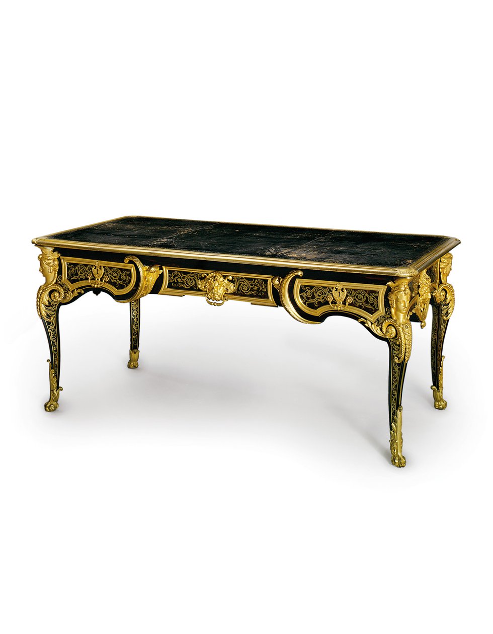 Louis XV bureau plat, 1725-50 af Andre Charles Boulle