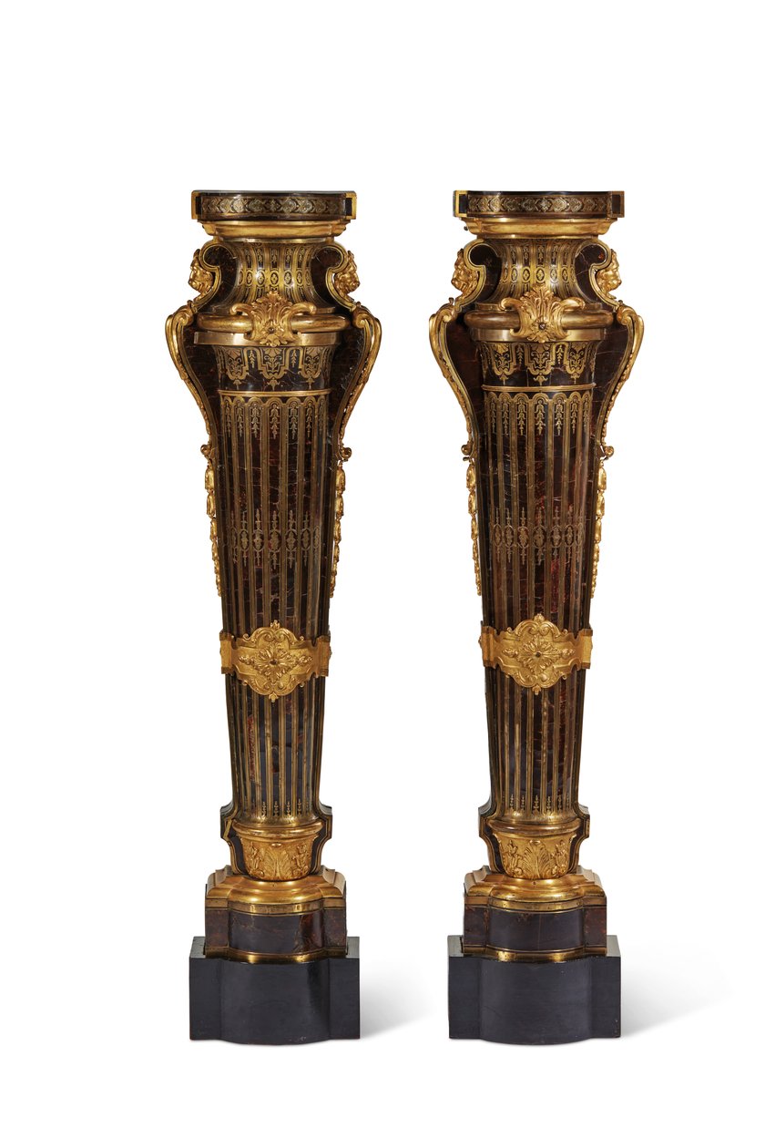 Par Louis XIV sokler, 1700-15 af Andre Charles Boulle