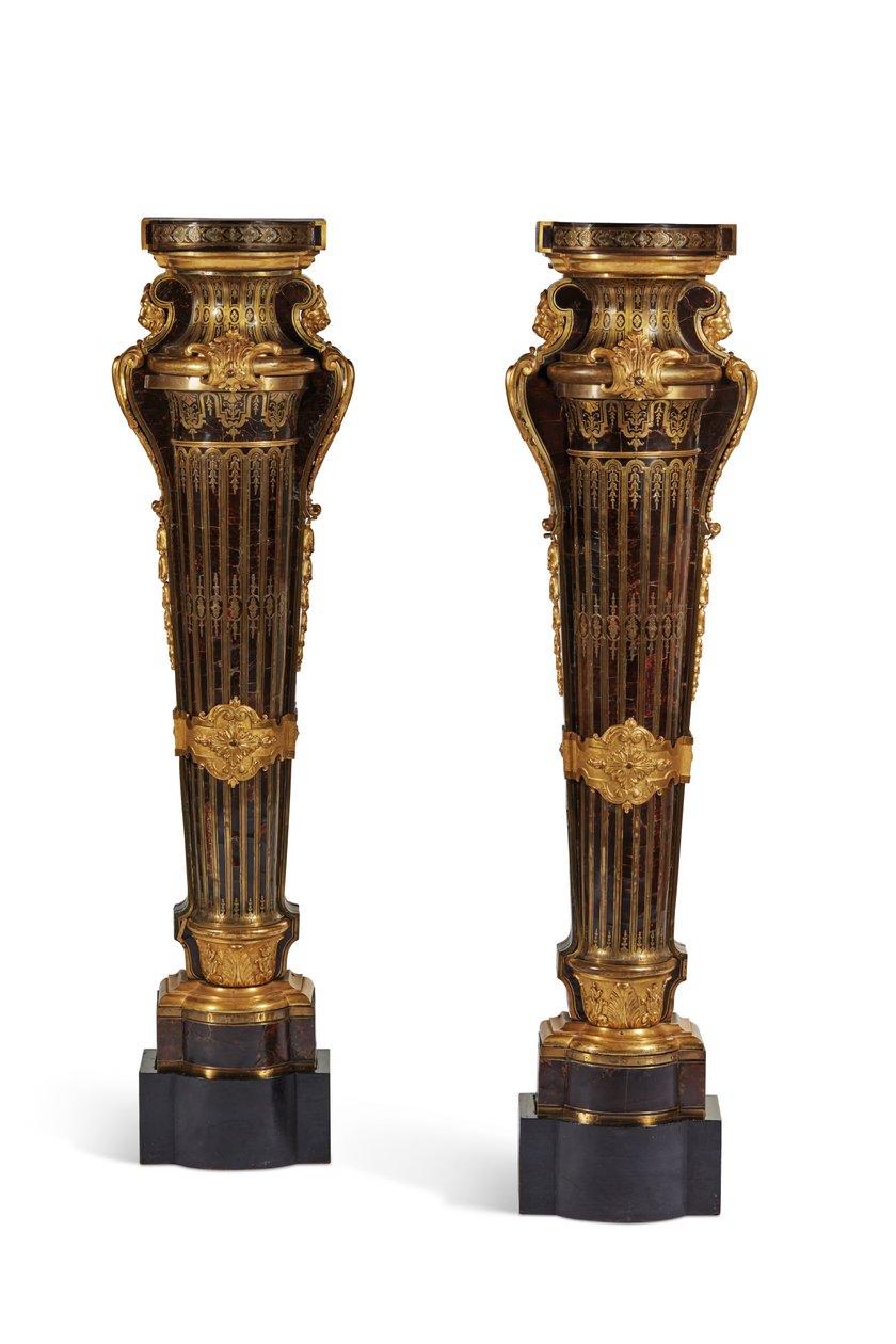 Par Louis XIV sokler, 1700-15 af Andre Charles Boulle