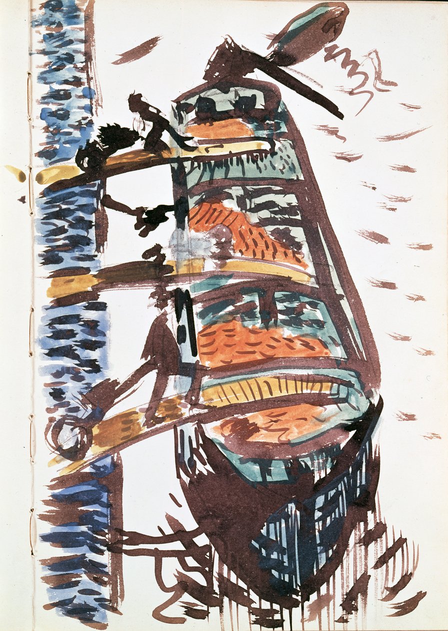 Album, side 105 (akvarel på papir) af Andre Derain