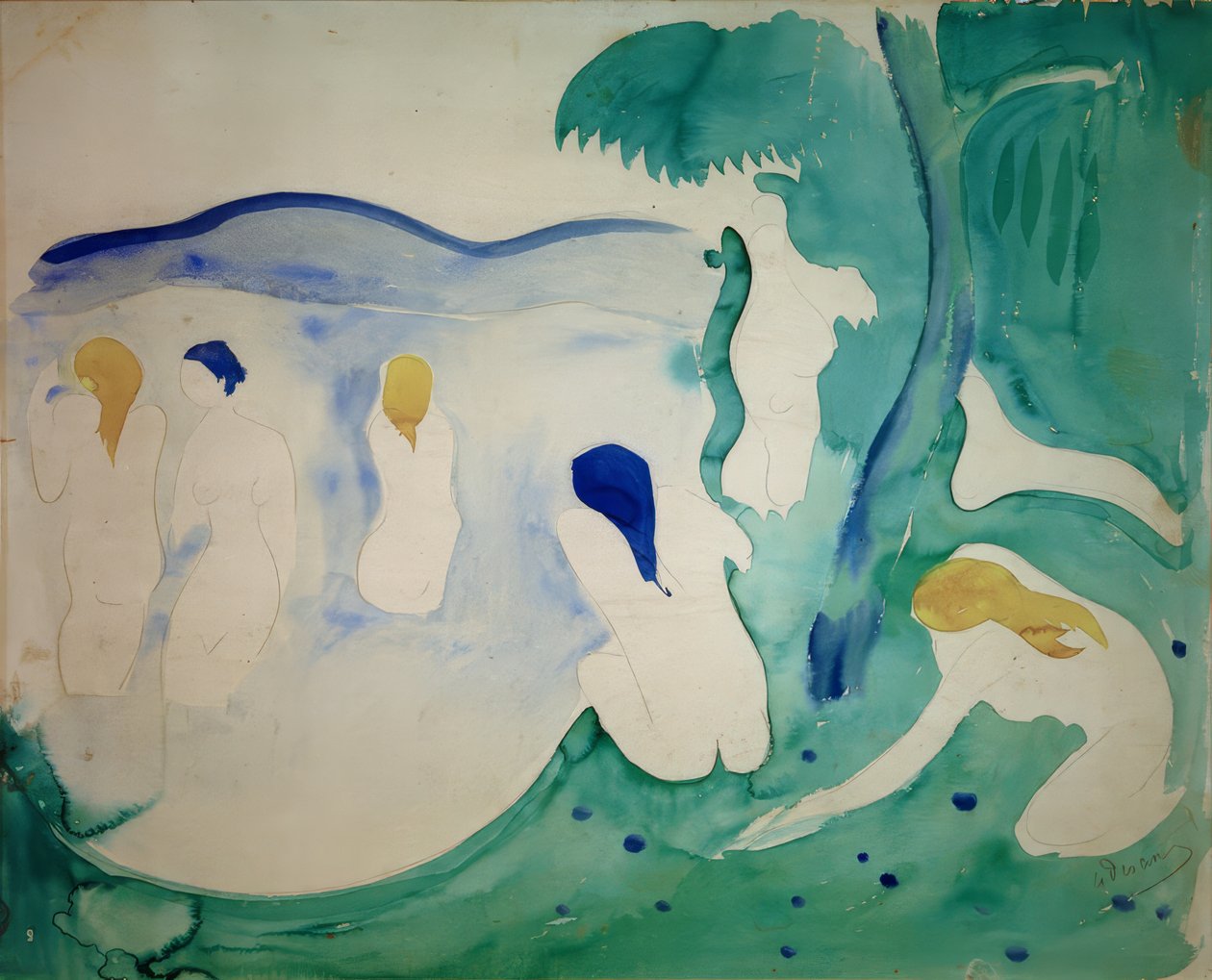 Badegæster af Andre Derain