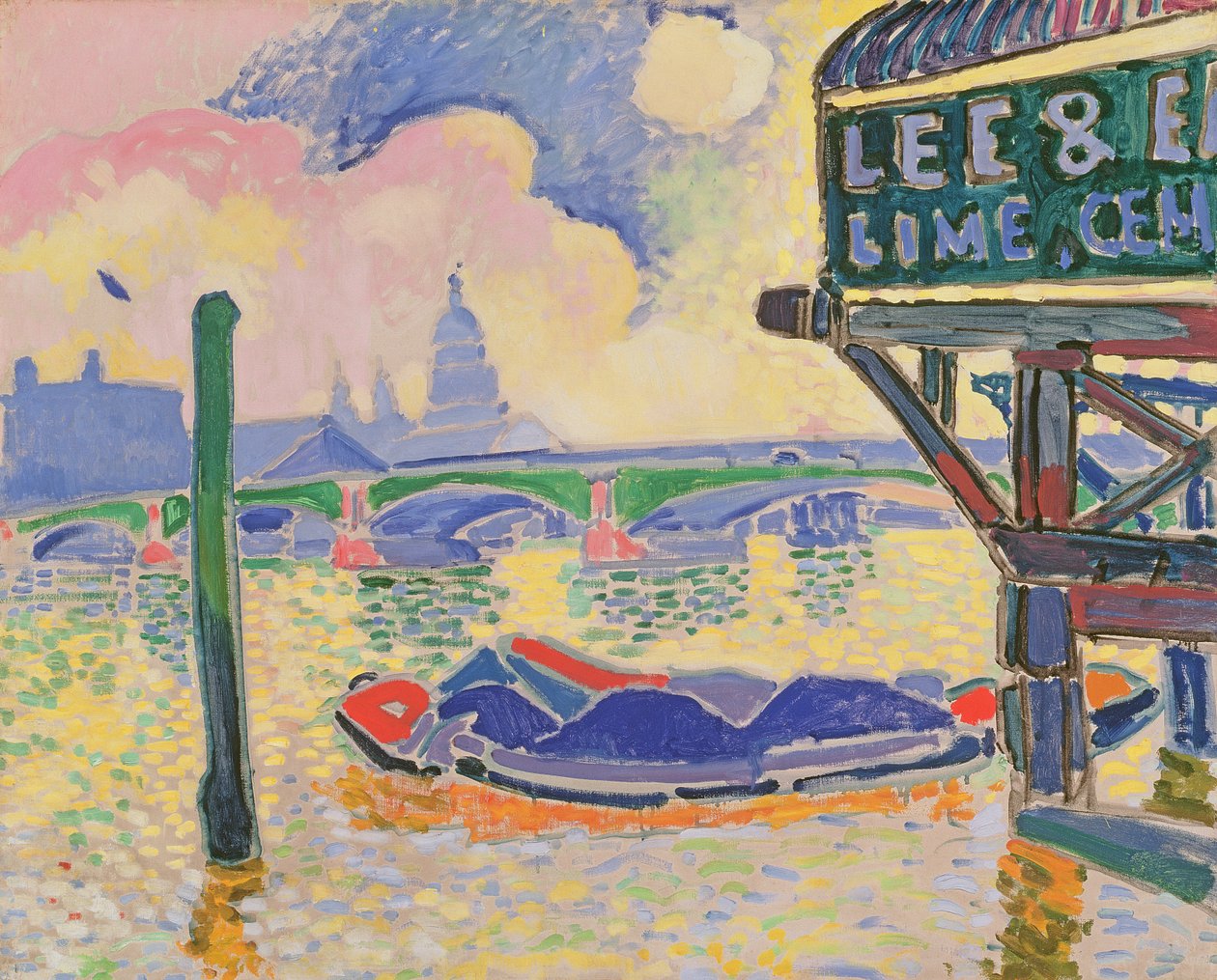 Blackfriars, ca. 1906 (olie på lærred) af Andre Derain