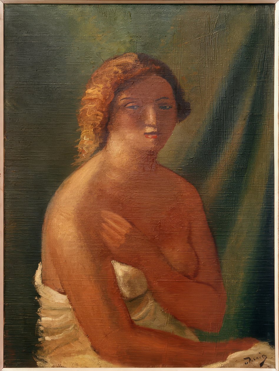 Buste de femme dénudée (Brystportræt af en nøgen kvinde) af Andre Derain