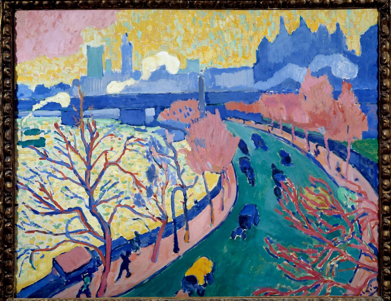 Charing Cross Bridge, London af Andre Derain