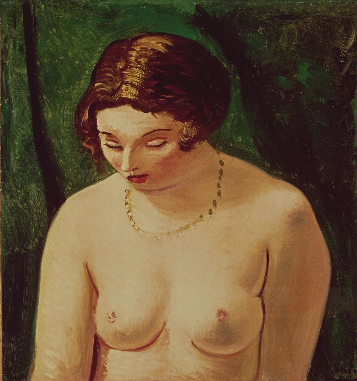 Kvindelig nøgen (olie på lærred) af Andre Derain