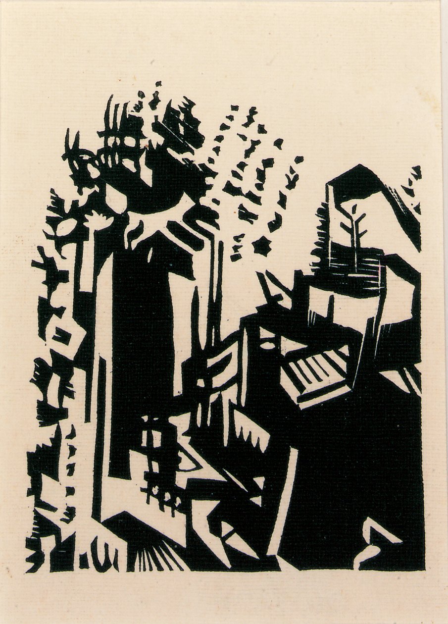 Fiskere, ca. 1940 (træsnit) af Andre Derain