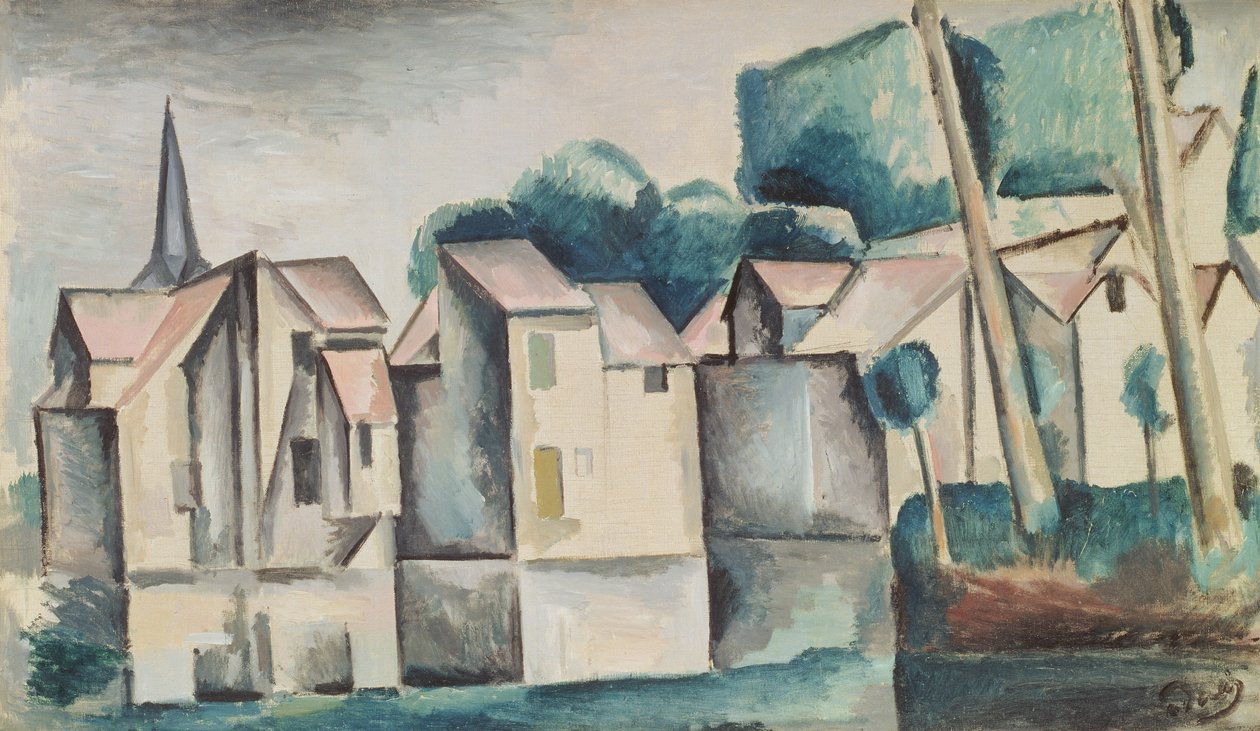 Huse ved vandet af Andre Derain