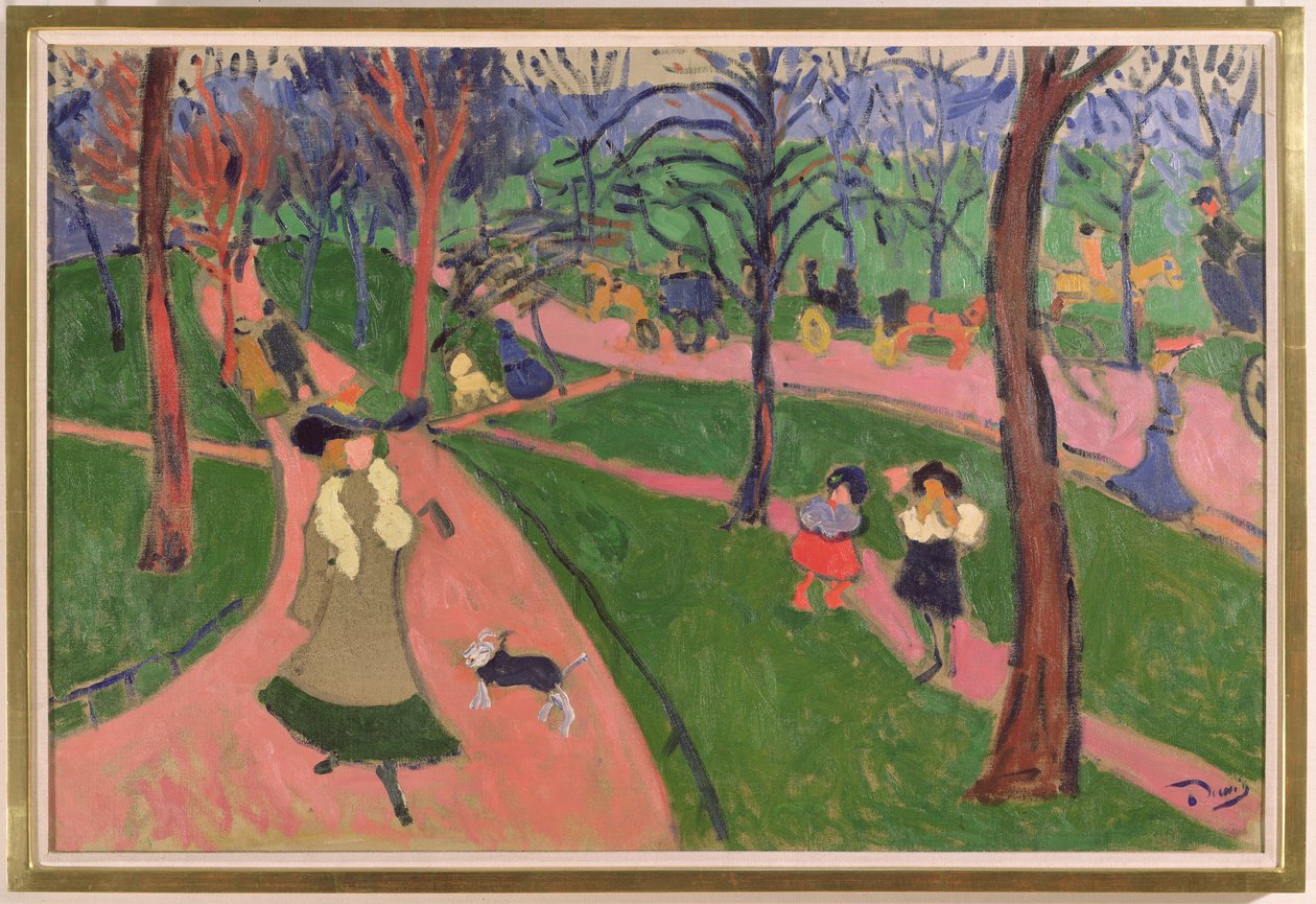 Hyde Park, ca. 1906 (olie på lærred) af Andre Derain