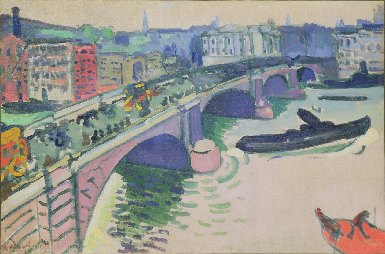 London Bridge, ca. 1906 (olie på lærred) af Andre Derain