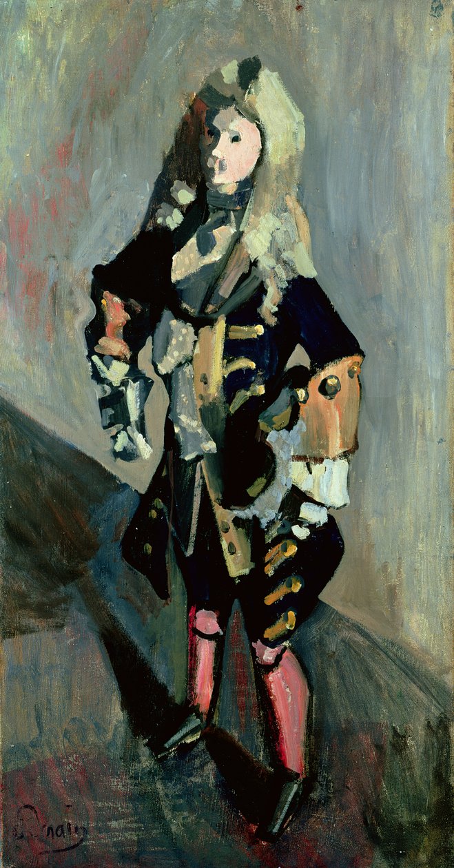 Ludvig XIV (1638-1715) Kostume, ca. 1903 (olie på lærred) af Andre Derain