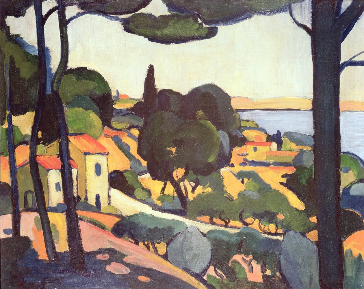 I nærheden af Cassis af Andre Derain