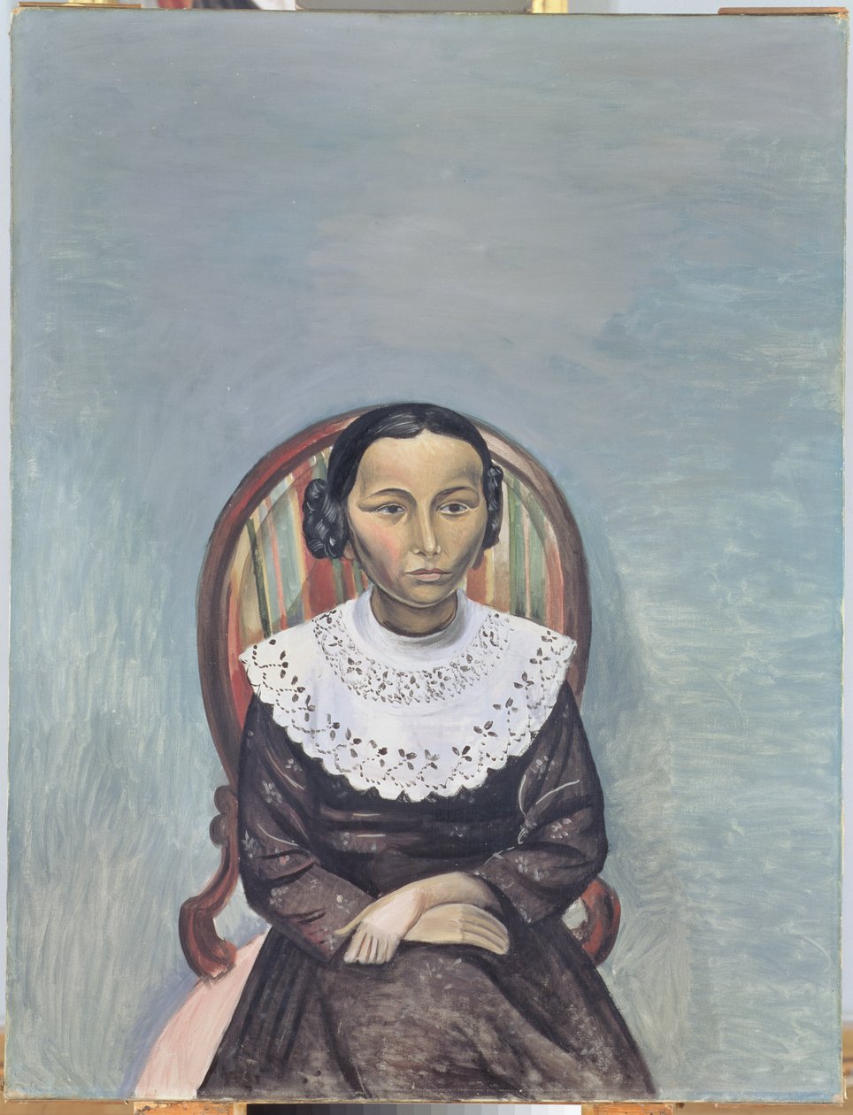 Portræt af en ung pige i sort af Andre Derain