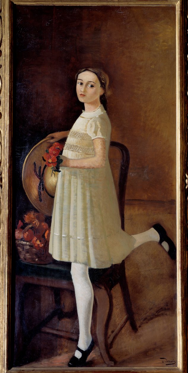 Portræt af malerens niece i 1931 (olie på lærred) af Andre Derain