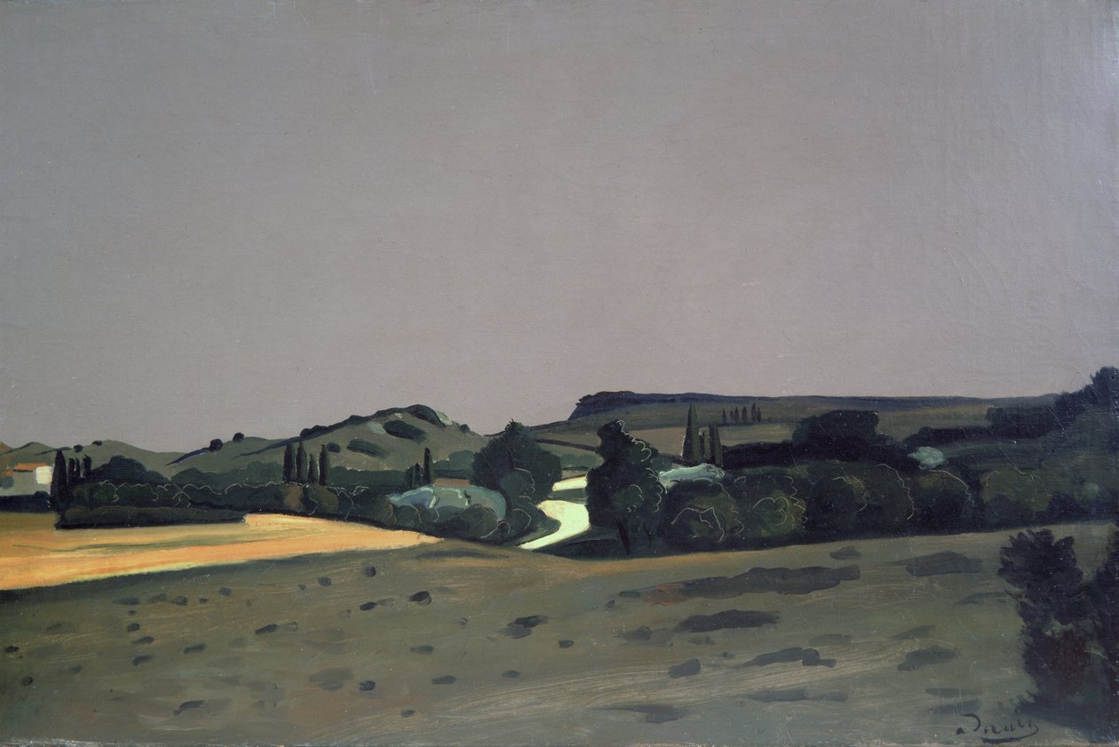 Provencalsk landskab af Andre Derain