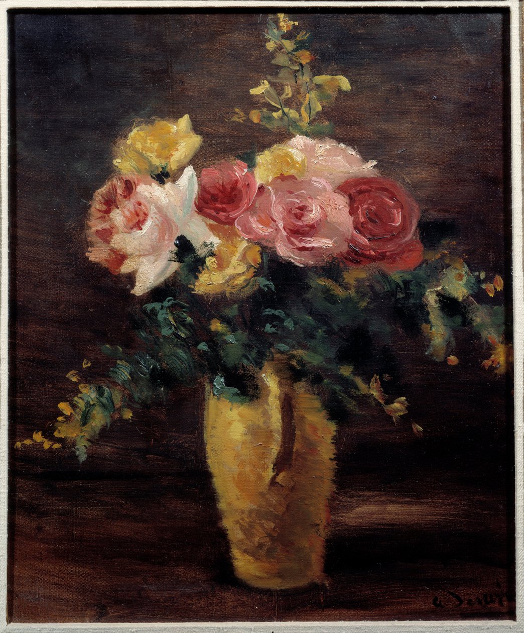 Roser i en vase af Andre Derain
