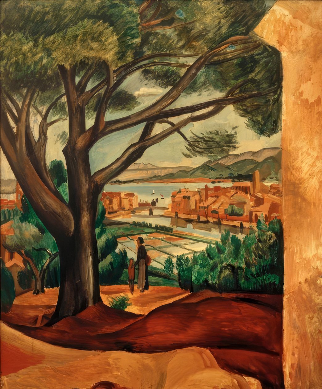 Havsaltdammene i Martigues af Andre Derain