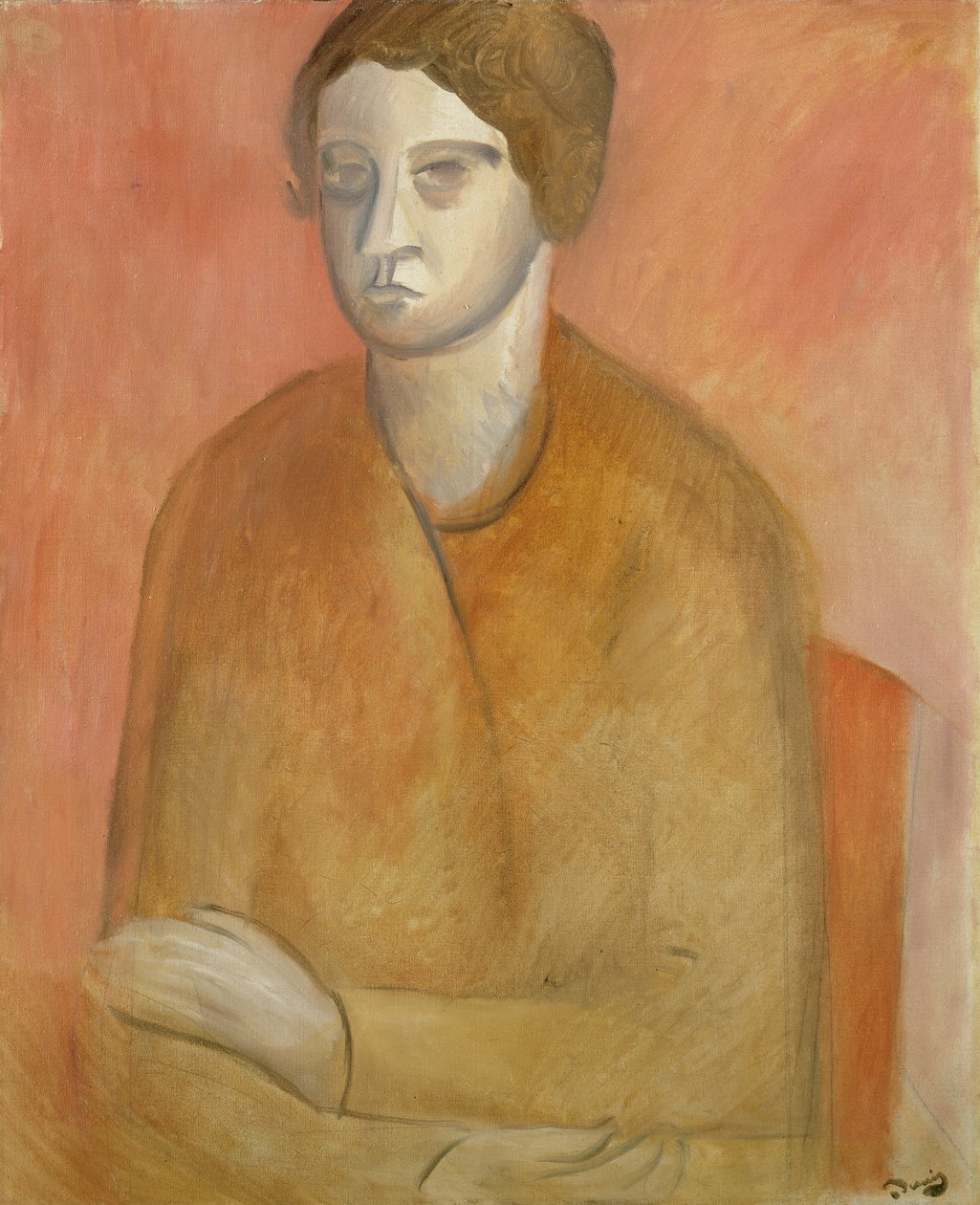 Siddende kvinde, ca. 1912 (olie på lærred) af Andre Derain