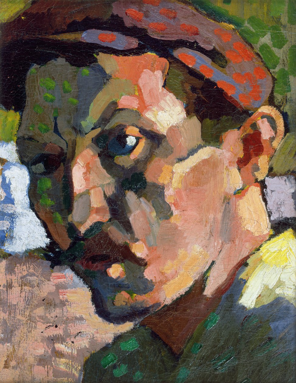 Selvportræt med kasket, ca. 1905 (olie på lærred) af Andre Derain