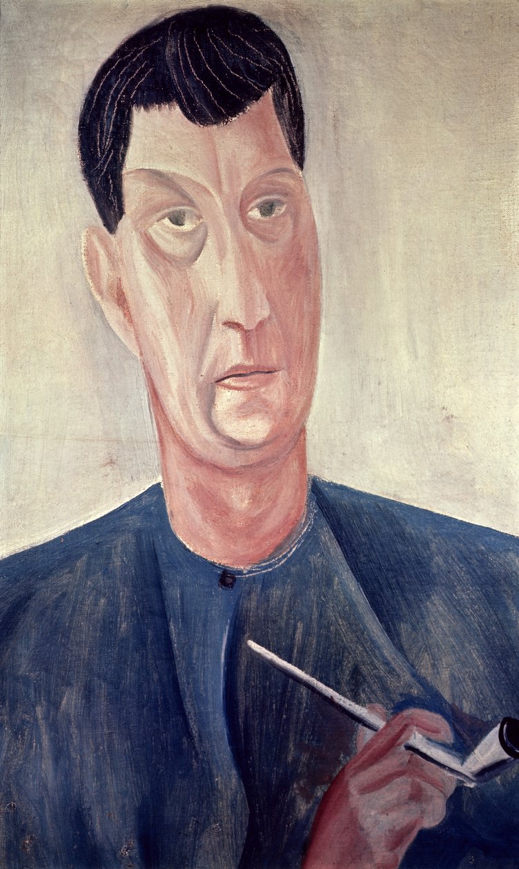 Selvportræt med pibe af Andre Derain