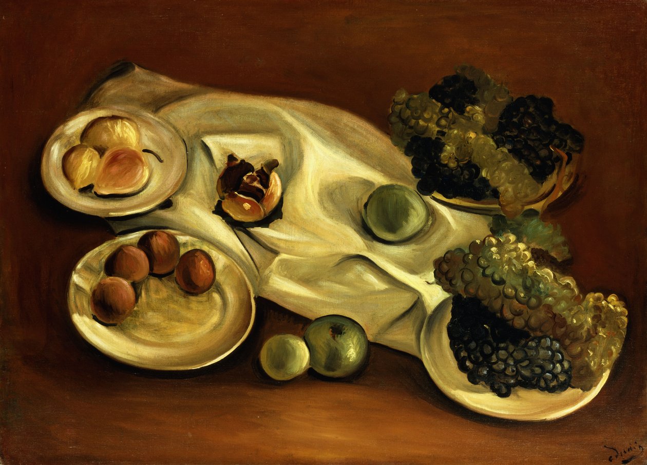 Stilleben med frugt; Nature Morte aux Fruits af Andre Derain