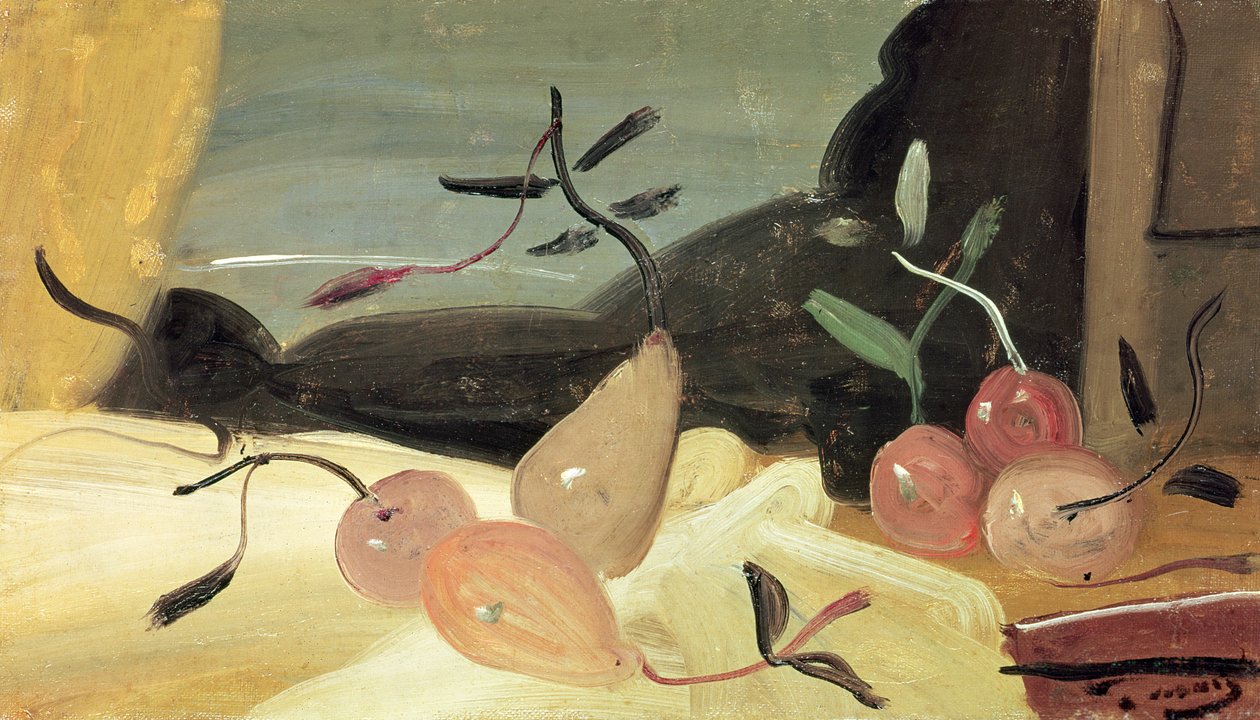 Stilleben med pærer (olie på lærred) af Andre Derain