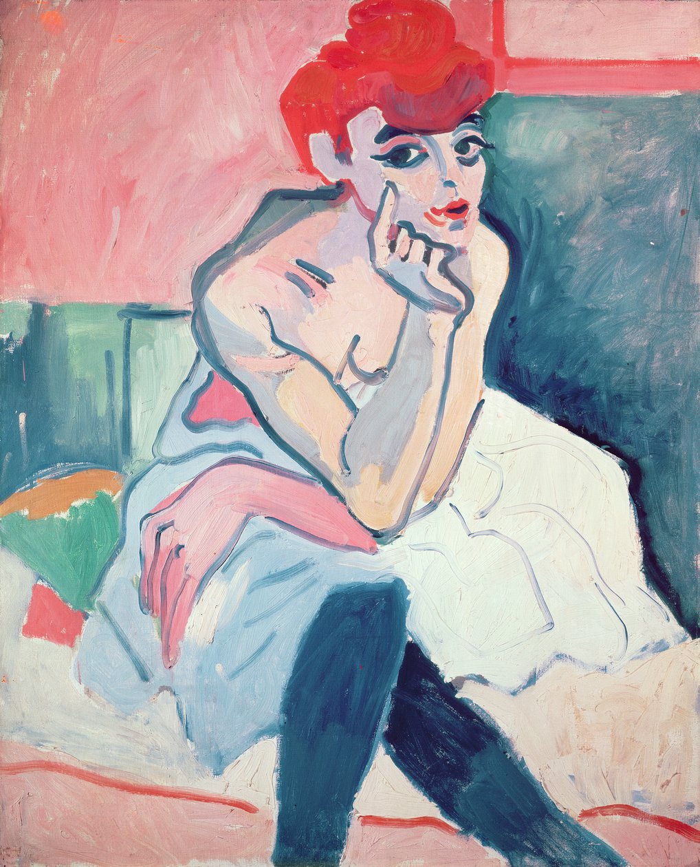 The Dancer, ca. 1910 (olie på lærred) af Andre Derain