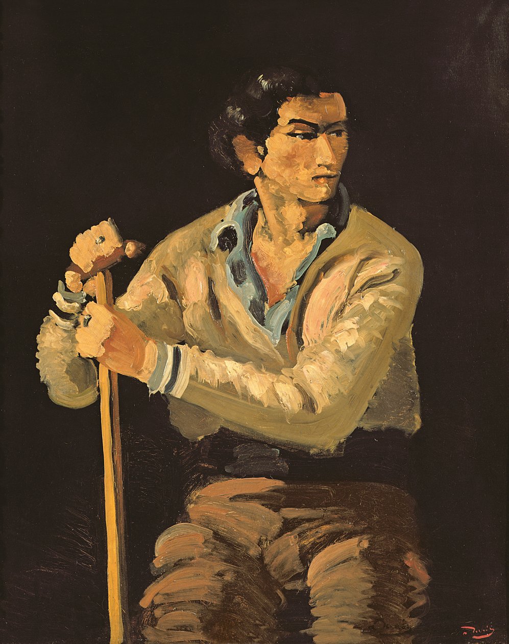 Sigøjneren (olie på lærred) af Andre Derain
