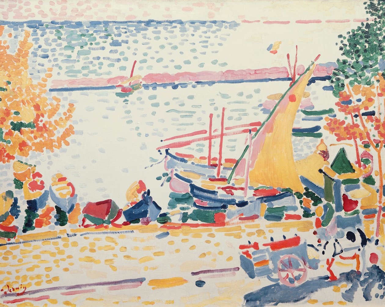 Havnen i Collioure af Andre Derain