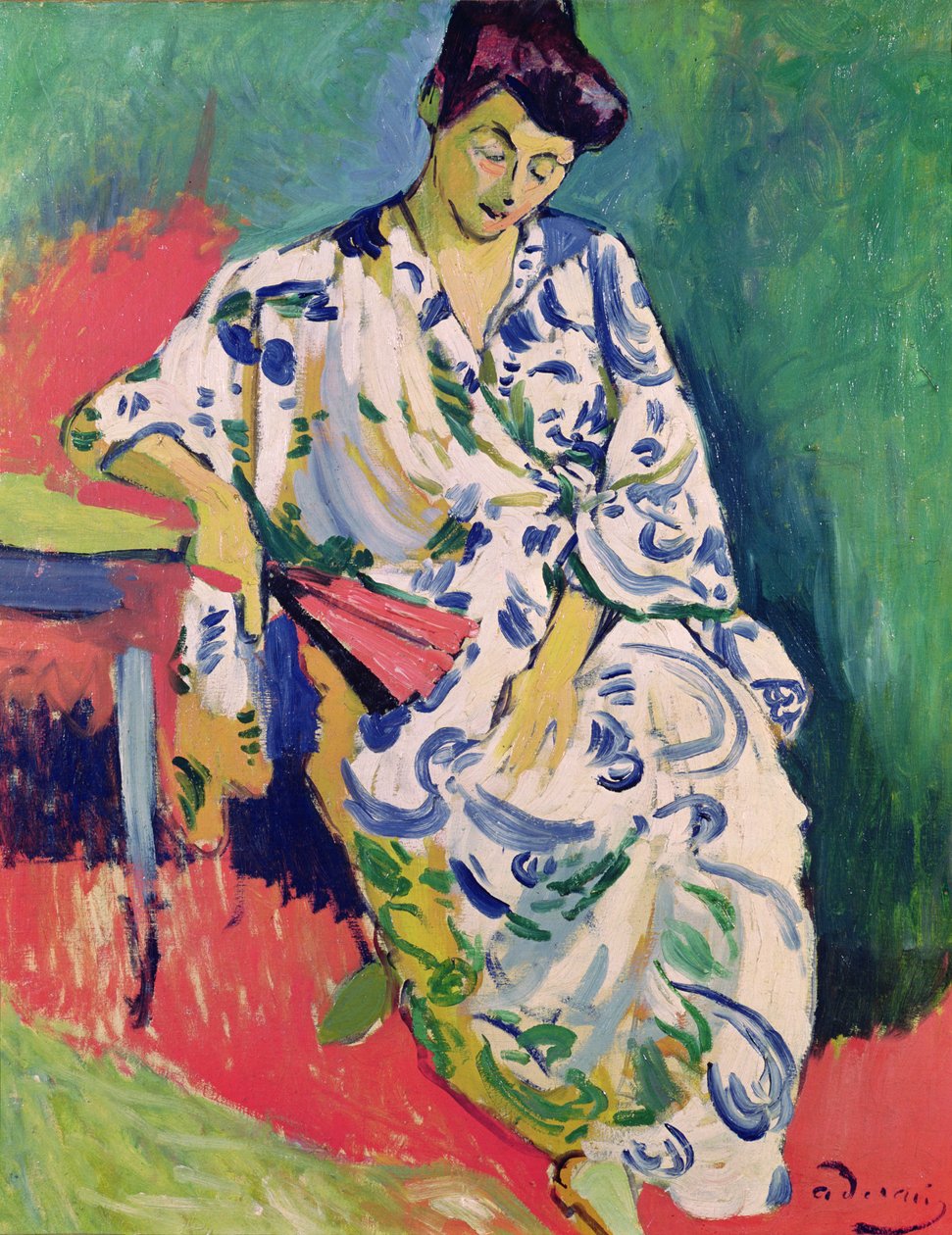 Kvinden med sjalet af Andre Derain