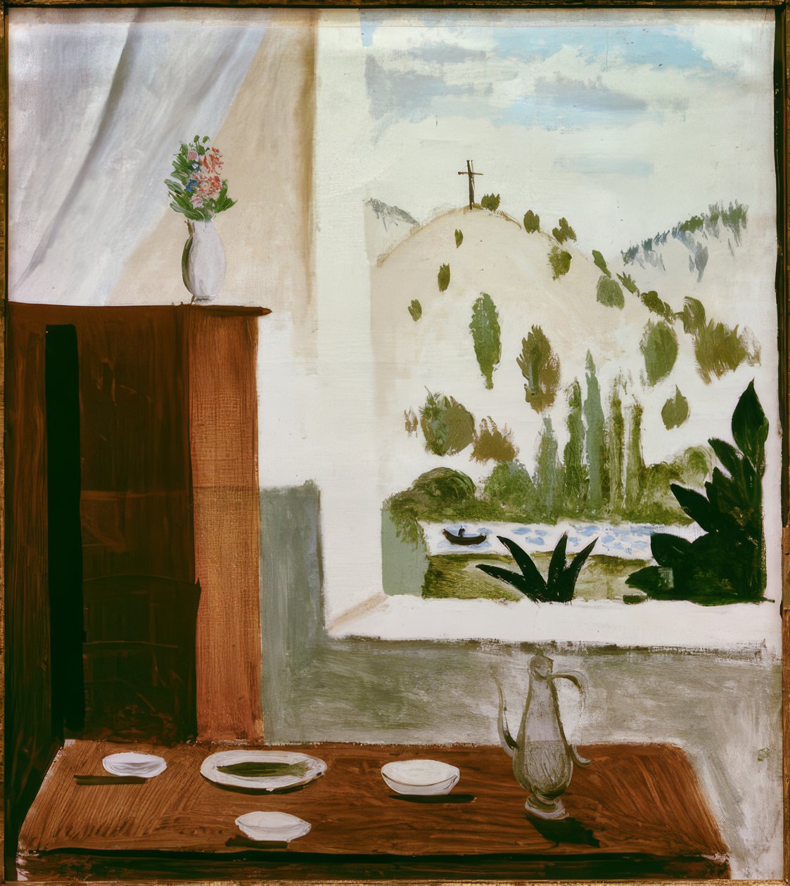 Udsigt fra vinduet af Andre Derain
