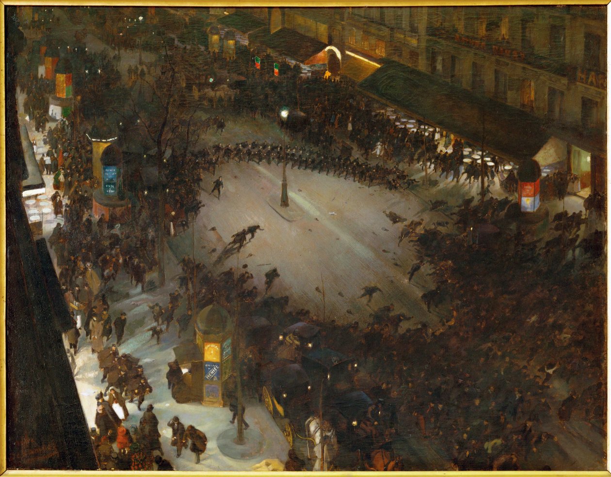 Politianmeldelse (maleri på lærred) af Andre Devambez